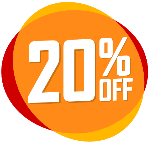 20% Discount Off of all our services.