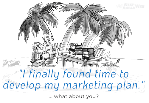 I finally found time to develop my marketing plan. What about you?